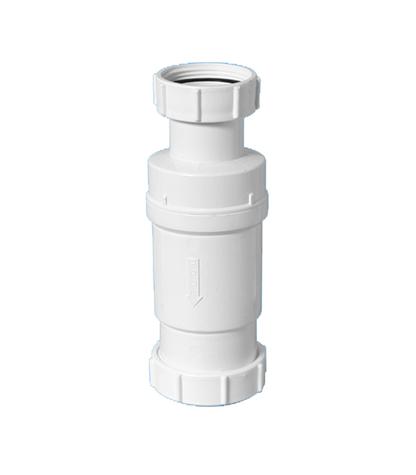 

Сифон McAlpine MacValve 1 1/2 ВР (г) пластиковый выход компрессионный d50 мм, Белый