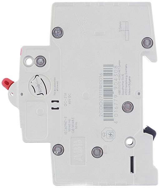 фото Рубильник abb sdh201r (2cdd271111r0016) 1p 16а 230 в на din-рейку