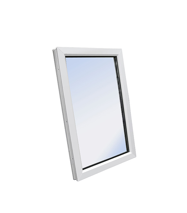 

Окно пластиковое VEKA WHS Halo 1160х600 мм 1 створка глухая, Белый