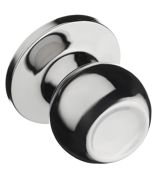 Ручка-защелка Palladium 607 CP PS без ключа и фиксатора (хром) ручки дверные palladium 460 25 cp l