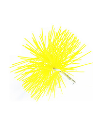 Щетка 120 мм желтая нейлоновая