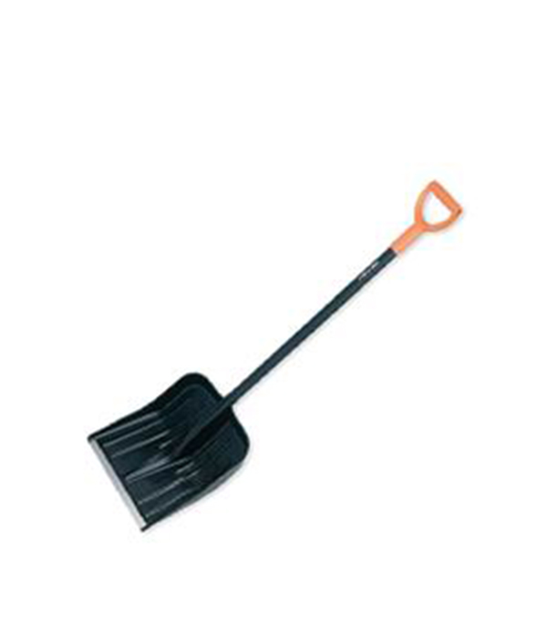 Лопата снеговая Fiskars Solid (142610) пластиковая с деревянным ...