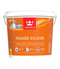 Краска фасадная Tikkurila Facade Silicon силикон-акриловая база С бесцветная 2,7 л