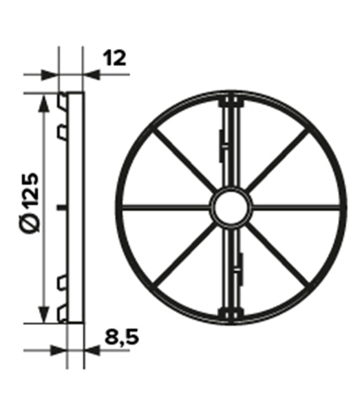 Клапан обратный пластиковый Era d125 мм — купить в Петровиче в Москве ...