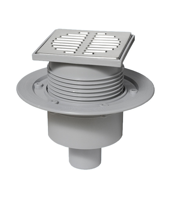 Трап вертикальный McAlpine (MRFG3V-50) с сухим затвором 115х115 мм d50 ...