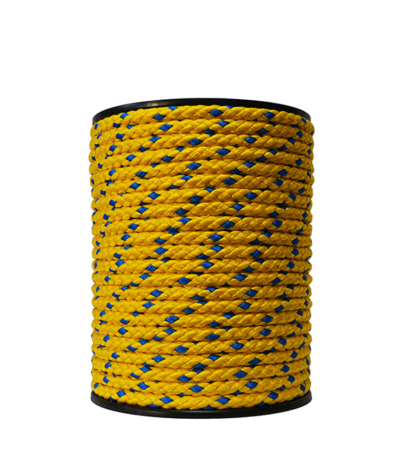 

Канат плетеный полипропиленовый 8 прядей d18 мм 100 м с сердечником