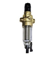 Предфильтр BWT Protector Mini для холодной воды прямая промывка с редуктором давления 1/2 НР(ш) х 1/2 НР(ш)