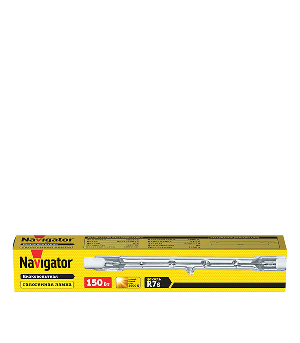 

Лампа галогенная Navigator 150 Вт R7S J117 230 В