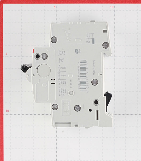 фото Автоматический выключатель abb s203 (2cds253001r0504) 3p 50а тип c 6 ка 400 в на din-рейку