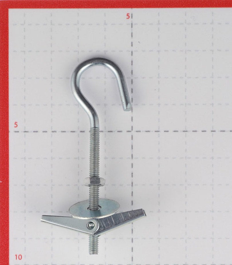 Дюбель складной пружинный L-образный крюк M4 100x14 мм (1 шт.) — купить ...