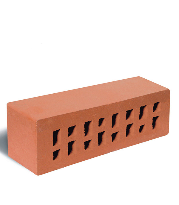 

Кирпич облицовочный ЛСР (НКЗ) Лондон пустотелый клинкерный М300 250х85х65 мм 0,71NF красный