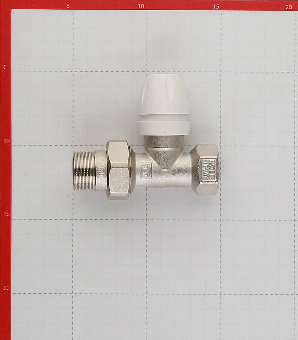 Клапан (вентиль) термостатический прямой Tiemme (3300015) 3/4 НР(ш) х 3/4 ВР(г) для радиатора