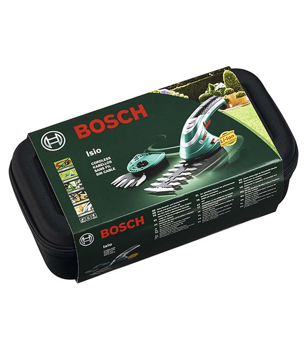 Ножницы аккумуляторные для травы и кустов Bosch ISIO 3 (0600833102) 3,6В 1,5Ач Li-Ion от Петрович