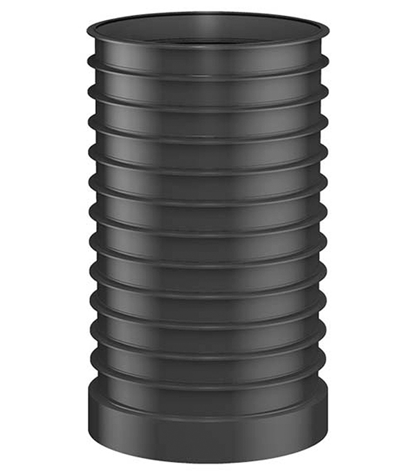 Труба колодца удлинительная Uponor Sok (1067877) 315 мм 0,5 м черная от Петрович