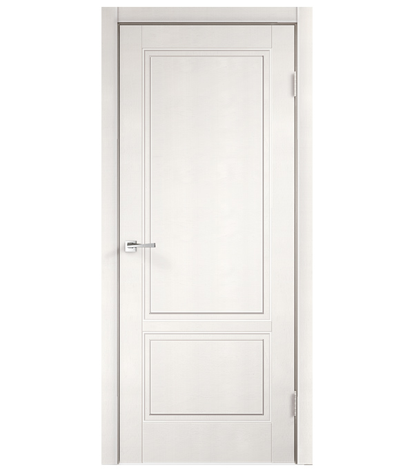 фото Дверное полотно velldoris ольсен белое глухое эмаль 800x2000 мм