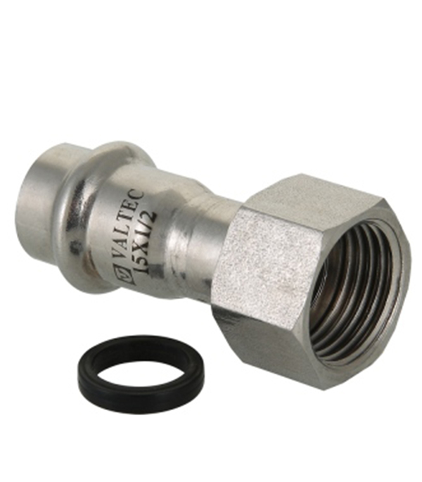 

Соединитель с накидной гайкой нержавеющая сталь 22х3/4"