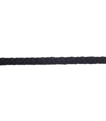 Шнур вязаный полипропиленовый 8 прядей черный d5 мм без сердечника