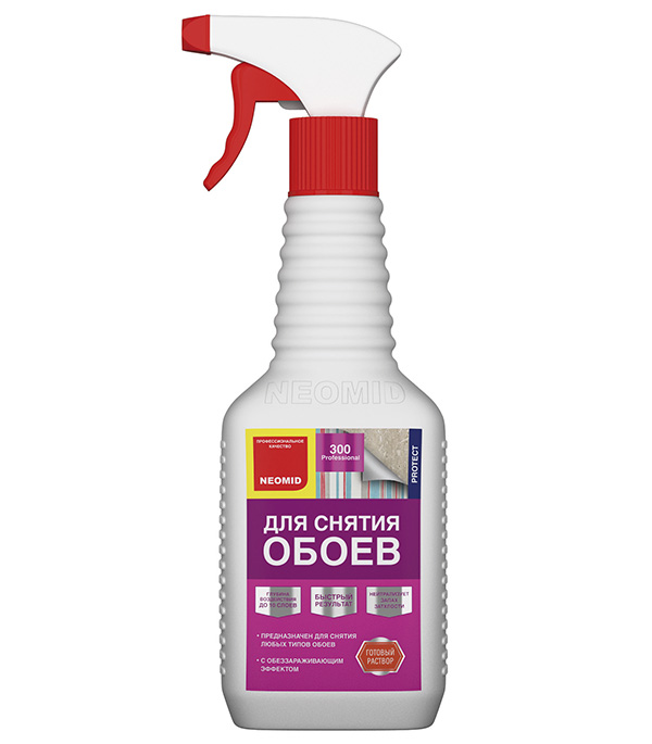 

Средство для снятия обоев Neomid 300 аэрозоль 0,5 л