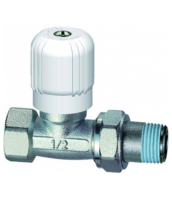 Клапан (вентиль) регулирующий ручной прямой Far (FV 1350 12) 1/2 НР(ш) х 1/2 ВР(г) для радиатора
