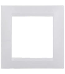 Рамка Simon 15 1500610-030 одноместная универсальная белая