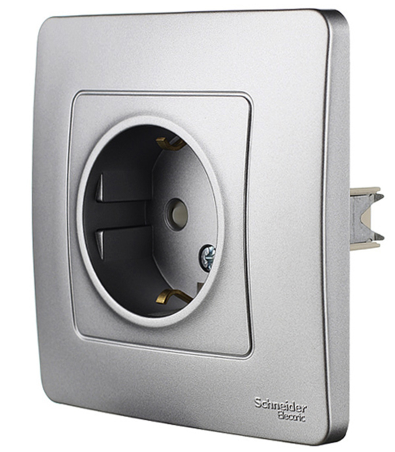 Розетка с рамкой Schneider Electric Blanca BLNRS001113 скрытая ...