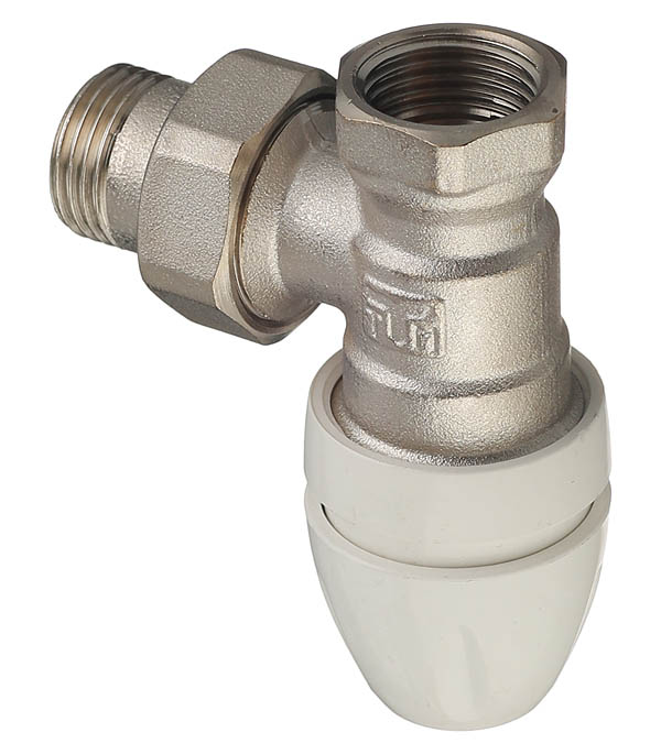 Клапан (вентиль) термостатический угловой Tiemme (3300005) 1/2 НР(ш) х 1/2 ВР(г) для радиатора