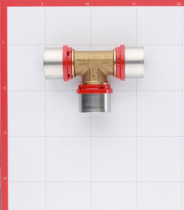 фото Тройник tiemme 32(пресс) х 32(пресс) х 32(пресс)