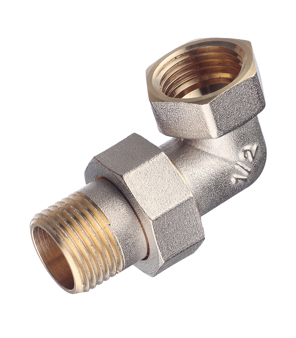 

Американка угловая 1/2 ВР(г) х 1/2 НР(ш) латунная