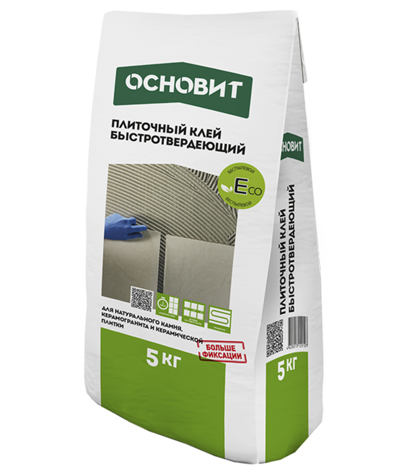 Клей для плитки Основит Гранипликс АС15 R Ld быстротвердеющий серый ...