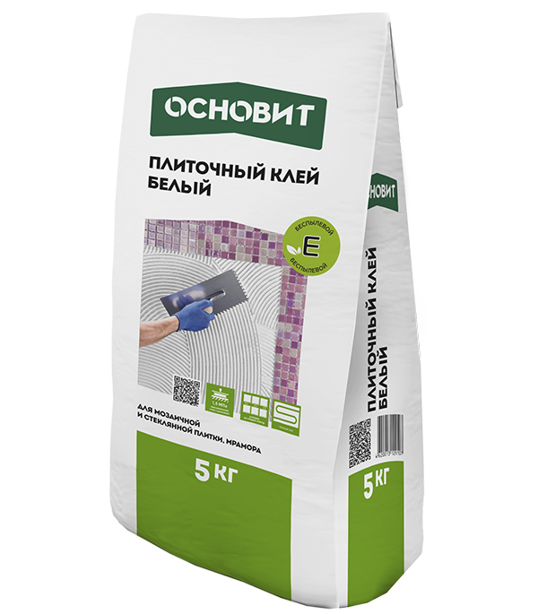 

Клей для плитки, керамогранита, мозаики и камня Основит Максипликс АС17 W Ld белый (класс С2) 5 кг, Серый