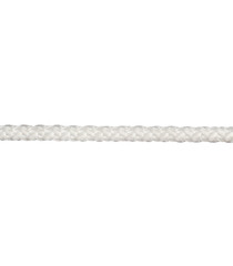 Шнур вязаный полипропиленовый 8 прядей белый d4 мм 50 м без сердечника