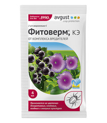 Средство защиты от комплекса вредителей Avgust Фитоверм 4 мл