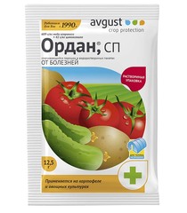 Средство защиты от болезней томатов огурцов и картофеля Avgust Ордан 12.5 г