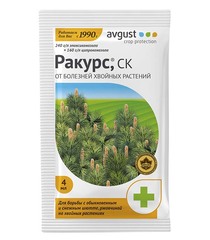 Средство защиты от болезней хвойных растений Avgust Ракурс 4 мл