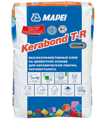 Клей для плитки/ керамогранита/ мозаики Mapei Kerabond T-R серый (класс С1) 25 кг