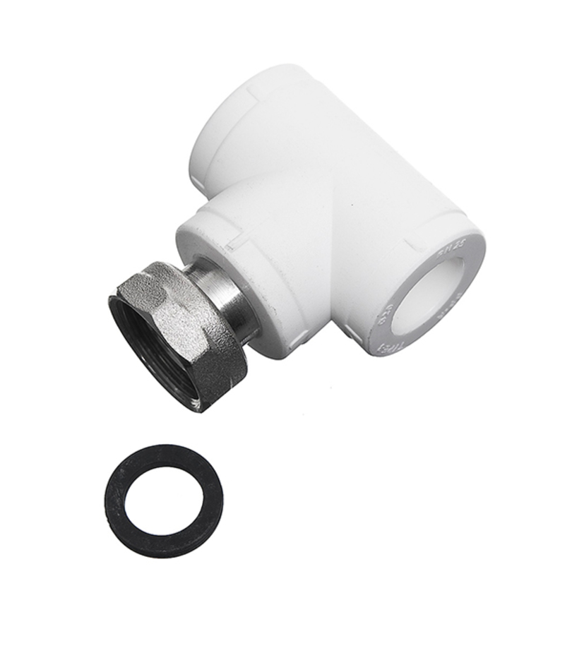 Тройник полипропиленовый РТП переходный 20 мм х 3/4 ВР(г) х 20 мм с ...