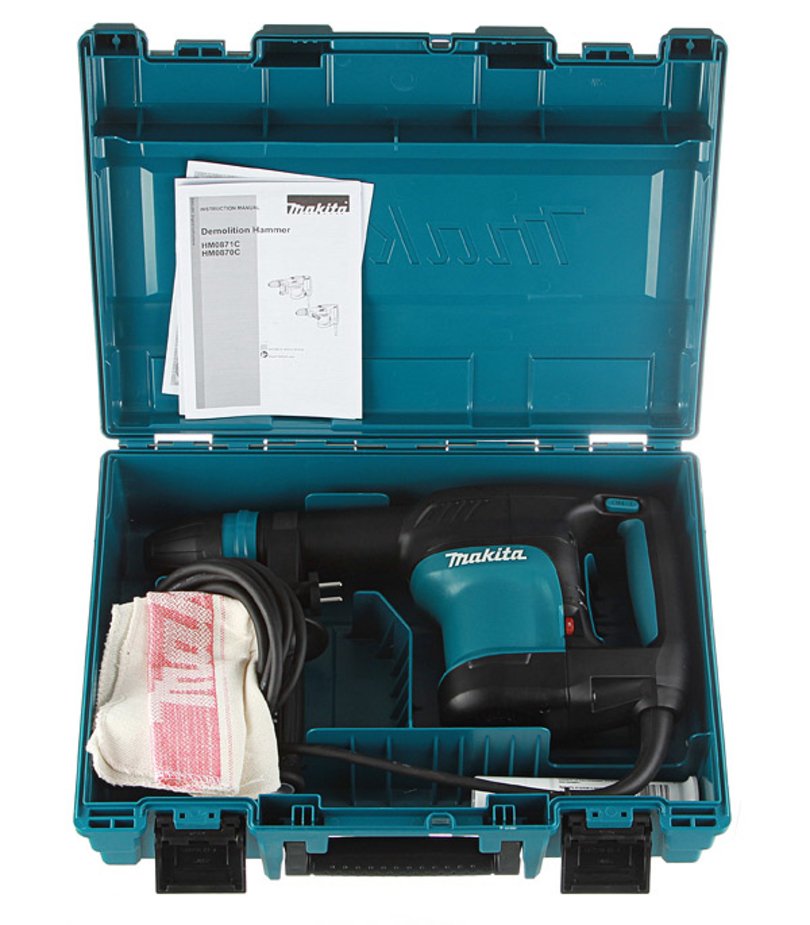 Отбойный молоток электрический Makita HM0870C 1100 Вт 11,4 Дж SDS-max ...