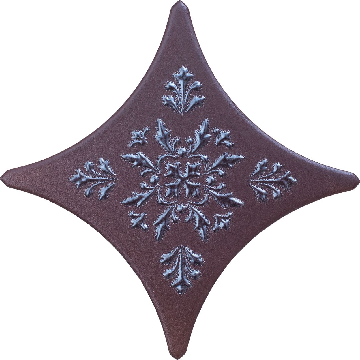 фото Керамогранит gracia ceramica stella бордюр коричневый 03 110х110х8 мм