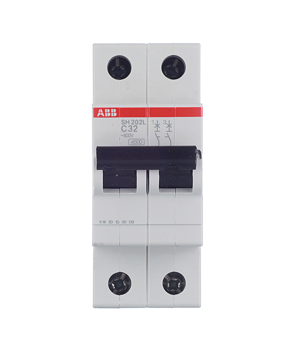 Автоматический выключатель ABB SH202L (2CDS242001R0324) 2P 32А тип C 4,5 кА 400 В на DIN-рейку