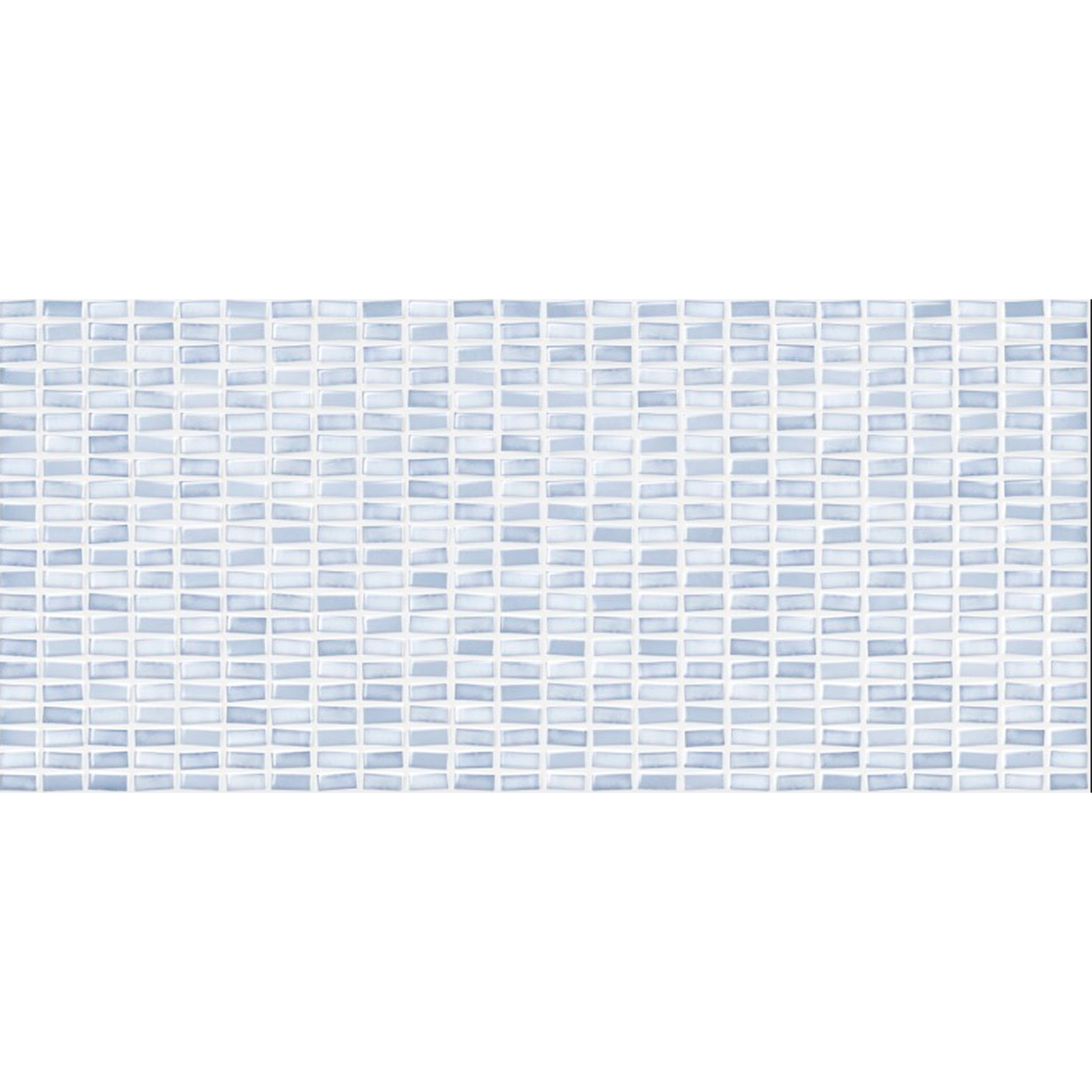 фото Плитка облицовочная cersanit pudra мозаика голубая 200x440x8,5 мм (12 шт.=1,05 кв.м)