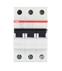 Автоматический выключатель ABB SH203L (2CDS243001R0204) 3P 20А тип С 4,5 кА 400 В на DIN-рейку