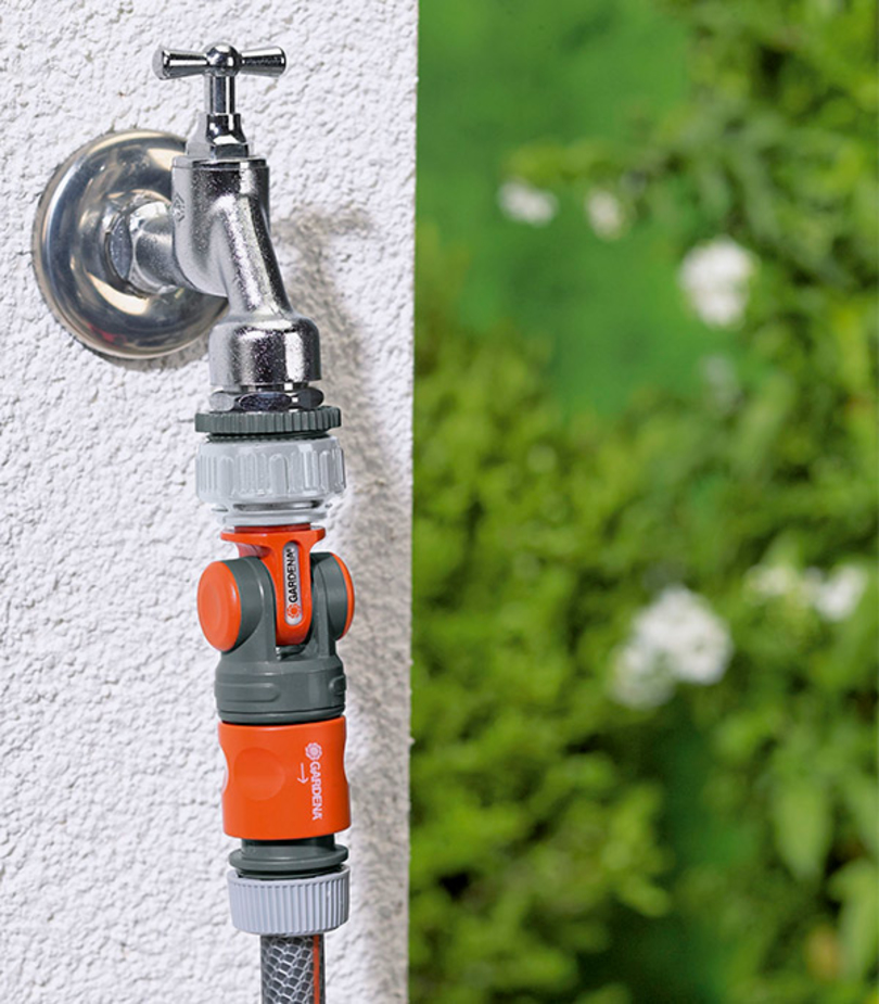 Соединитель для подключения шланга с краном Gardena (02999-20 ...