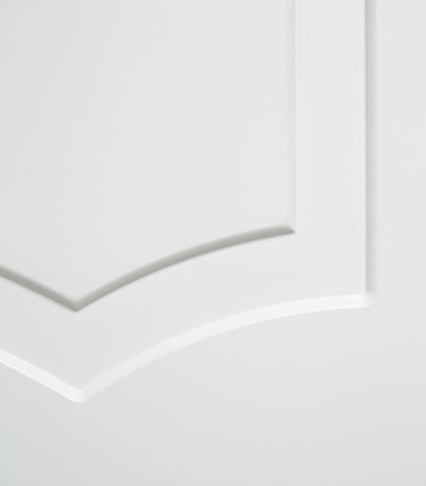 фото Дверное полотно принцип арктика белое со стеклом эмаль 800x2000 мм