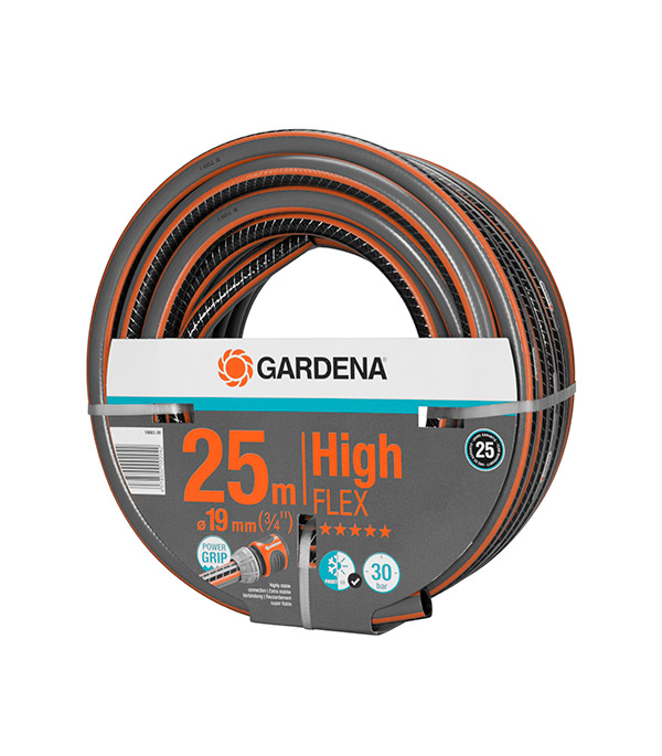 фото Шланг поливочный gardena highflex 3/4" 25 м трехслойный (18083-20)