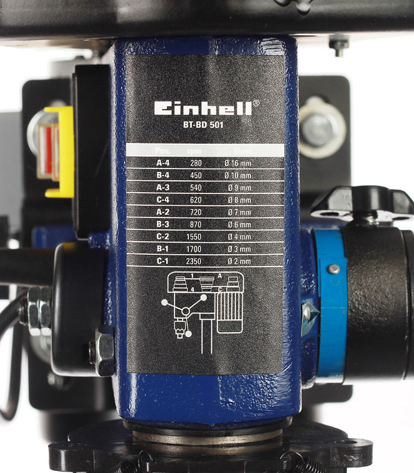 фото Станок сверлильный einhell bt-bd 501 (4250530) 500 вт