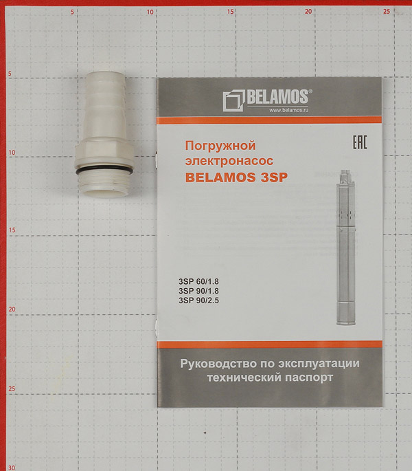 Насос скважинный Belamos 3SP90/1.8 для чистой воды 30 л/мин
