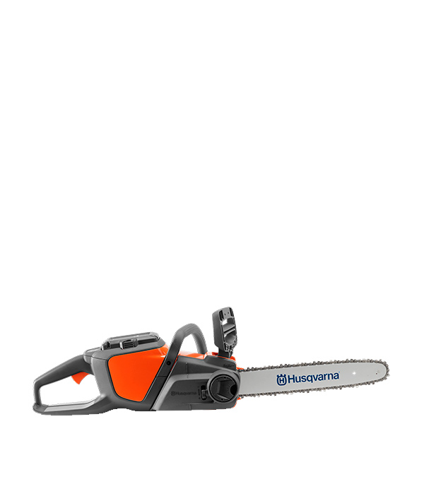 фото Пила цепная аккумуляторная husqvarna 120i (9670982-01) 12" шаг 3/8" паз 1,1 мм 45 звеньев li-ion 36в без акб и зу