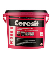 Клей для напольных ПВХ покрытий Ceresit K 188 E 5 кг