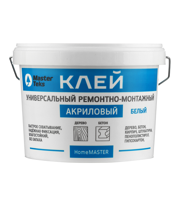 Клей акриловый строительный универсальный MasterTeks HomeMaster 3,6 кг от Петрович