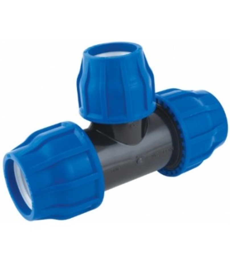 Тройник ПНД компрессионный 25х25х25 мм, РТП — купить в Петровиче в ...